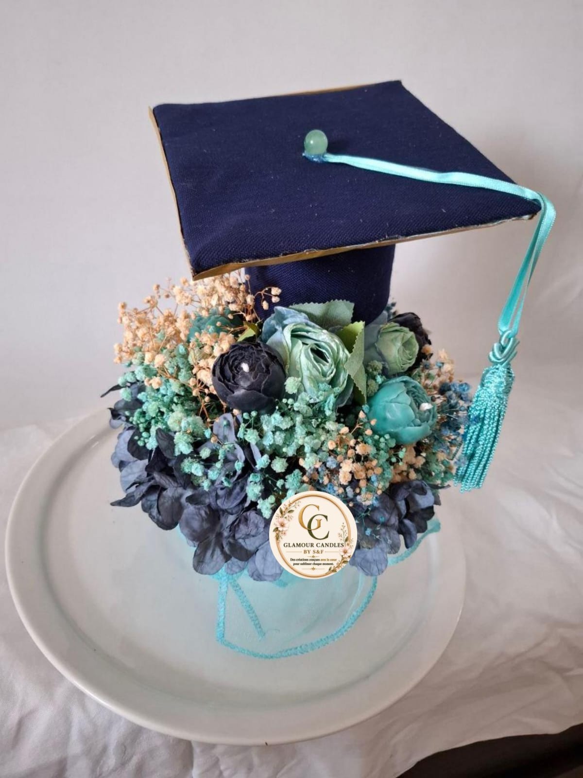 Grand bouquet bougie artisanale 4