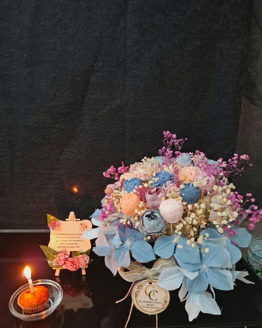 Bouquet de bougies de luxe pour décoration