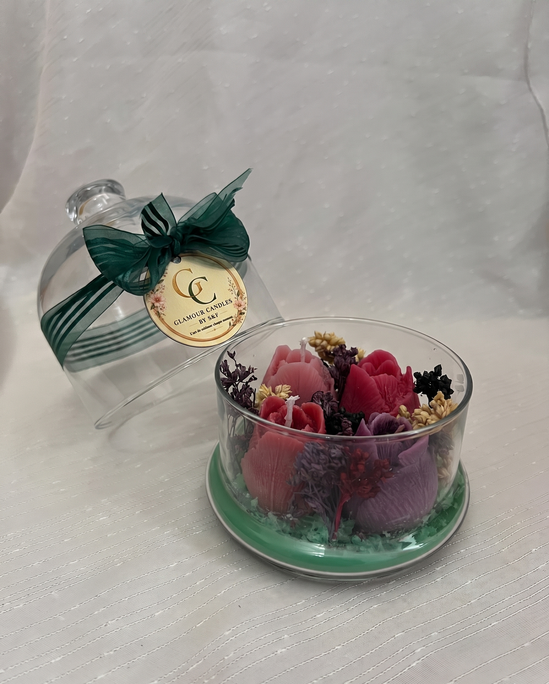 Souvenir invité événement bougie parfumée